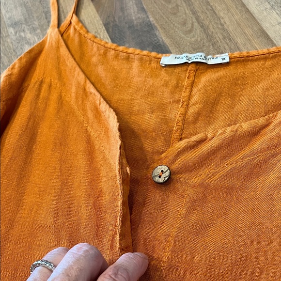 Orange Button-Down Camisole - Picture 10 of 10